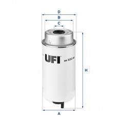 24.432.00 UFI Паливний фільтр