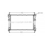 FD2320 AVA QUALITY COOLING Радіатор охолодження двигуна