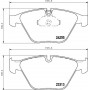 8DB355013931 HELLA BLUE PRINT BMW Тормозные колодки передн.320-325 E90