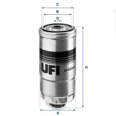 2440800 UFI Паливний фільтр