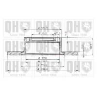 BDC3141 QUINTON HAZELL Гальмівний диск