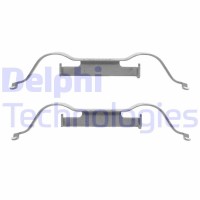 LX0508 DELPHI Комплектуючі колодки дискового гальма
