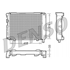 DRM17062 DENSO Радіатор охолодження двигуна