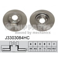 J3303084HC NIPPARTS Гальмівний диск
