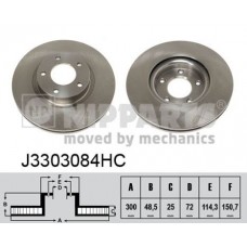 J3303084HC NIPPARTS Гальмівний диск