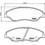 8DB 355 037-351 HELLA Комплект гальмівних колодок дисковий гальм