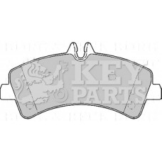 KBP2170 KEY PARTS Комплект гальмівних колодок дисковий гальм