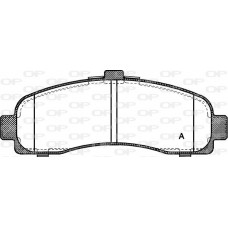 BPA0431.10 OPEN PARTS Комплект гальмівних колодок дисковий гальм