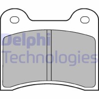 LP63 DELPHI Комплект гальмівних колодок дисковий гальм
