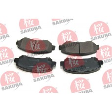 600-10-4078 SAKURA Комплект гальмівних колодок дисковий гальм