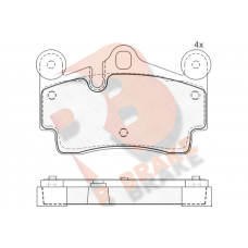 RB1611 R BRAKE КомплеК т гальмівних колодок, дискове гальмо
