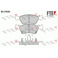 BL1703A2 FTE Комплект гальмівних колодок дисковий гальм