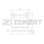 BS-1215 ZEKKERT Комплект гальмівних колодок дисковий гальм