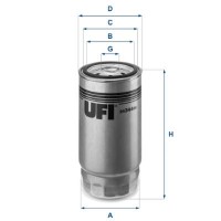 24.344.00 UFI Паливний фільтр