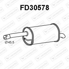 FD30578 VENEPORTE Глушник вихлопних газів кінцевий