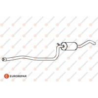 E12898G EUROREPAR Середній глушник вихлопних газів