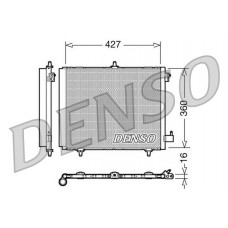 DCN21009 DENSO Конденсатор кондиціонера