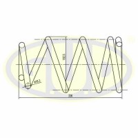 GCS027640 G.U.D. Пружина ходової частини