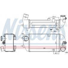 96190 NISSENS Интеркулер