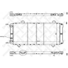 10-25228-SX STELLOX Радіатор охолодження двигуна