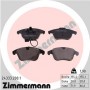 24333.200.1 ZIMMERMANN КомплеК т гальмівних колодок, дискове гальмо