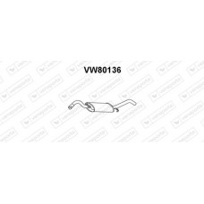 VW80136 VENEPORTE Глушник вихлопних газів кінцевий
