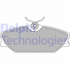 LP1744 DELPHI Комплект гальмівних колодок дисковий гальм