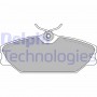 LP1744 DELPHI Комплект гальмівних колодок дисковий гальм