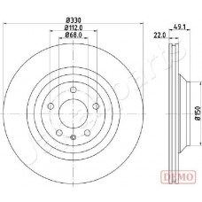 DP-0916C JAPANPARTS Гальмівний диск