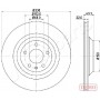DP-0916C JAPANPARTS Гальмівний диск