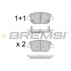 BP3548 BREMSI Комплект гальмівних колодок дисковий гальм