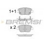 BP3548 BREMSI Комплект гальмівних колодок дисковий гальм