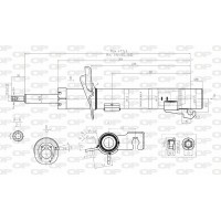 SAB8066.31 OPEN PARTS Амортизатор