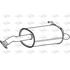 P2764 FENNO Глушник вихлопних газів кінцевий