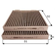 NC2404CA CLEAN FILTERS Фільтр повітря у внутрішньому просторі