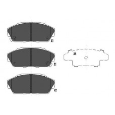 KBP-2027 KAVO PARTS КомплеК т гальмівних колодок, дискове гальмо
