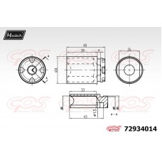 72934014 MAXTECH Поршень корпус скоби гальма