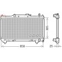 DRM50115 DENSO Радіатор охолодження двигуна