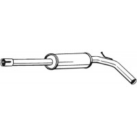 233-637 BOSAL Середній глушник вихлопних газів