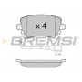 BP3140 BREMSI Комплект гальмівних колодок дисковий гальм