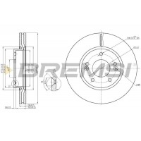 CD7619V BREMSI Гальмівний диск