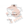 RB1157-700 R BRAKE Комплект гальмівних колодок дисковий гальм