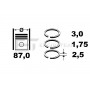 R1004500 ET ENGINETEAM Комплект поршневих кілець