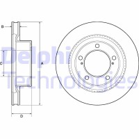 BG9131 DELPHI Гальмівний диск