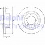 BG9131 DELPHI Гальмівний диск