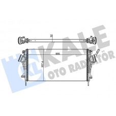 345700 KALE OTO RADYATÖR Интеркулер