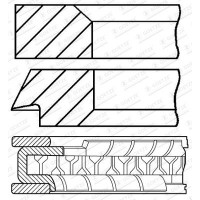 WG2046375 WILMINK GROUP Комплект поршневих кілець