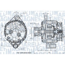 063732045010 MAGNETI MARELLI Генератор