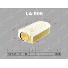LA-506 LYNXauto Повітряний фільтр