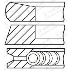 08-127407-00 GOETZE ENGINE Комплект поршневих кілець